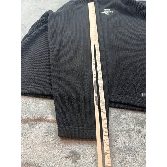 Ohio University Mens Small Black Charles River Apparel 1/4 Zip Pullover Sweater - Picture 6 of 9